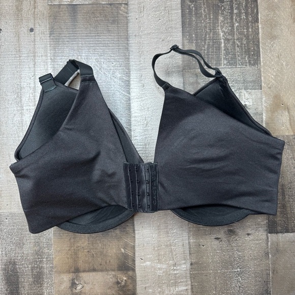 Cacique Black Lightly Lined Full Coverage Underwire Bra 40DDD - Picture 4 of 11